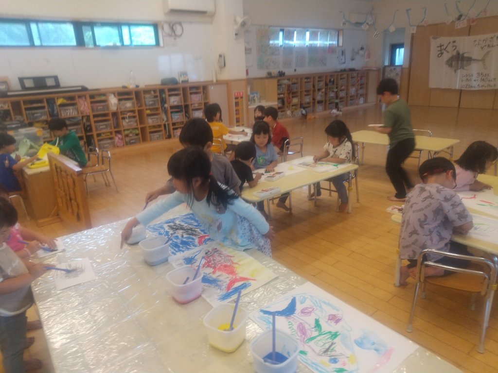 解体ショーを絵で表現