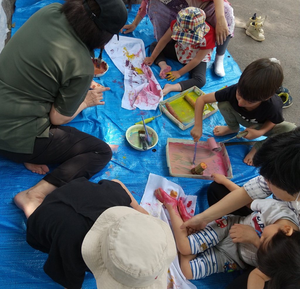 ワークショップに参加した子どもたち