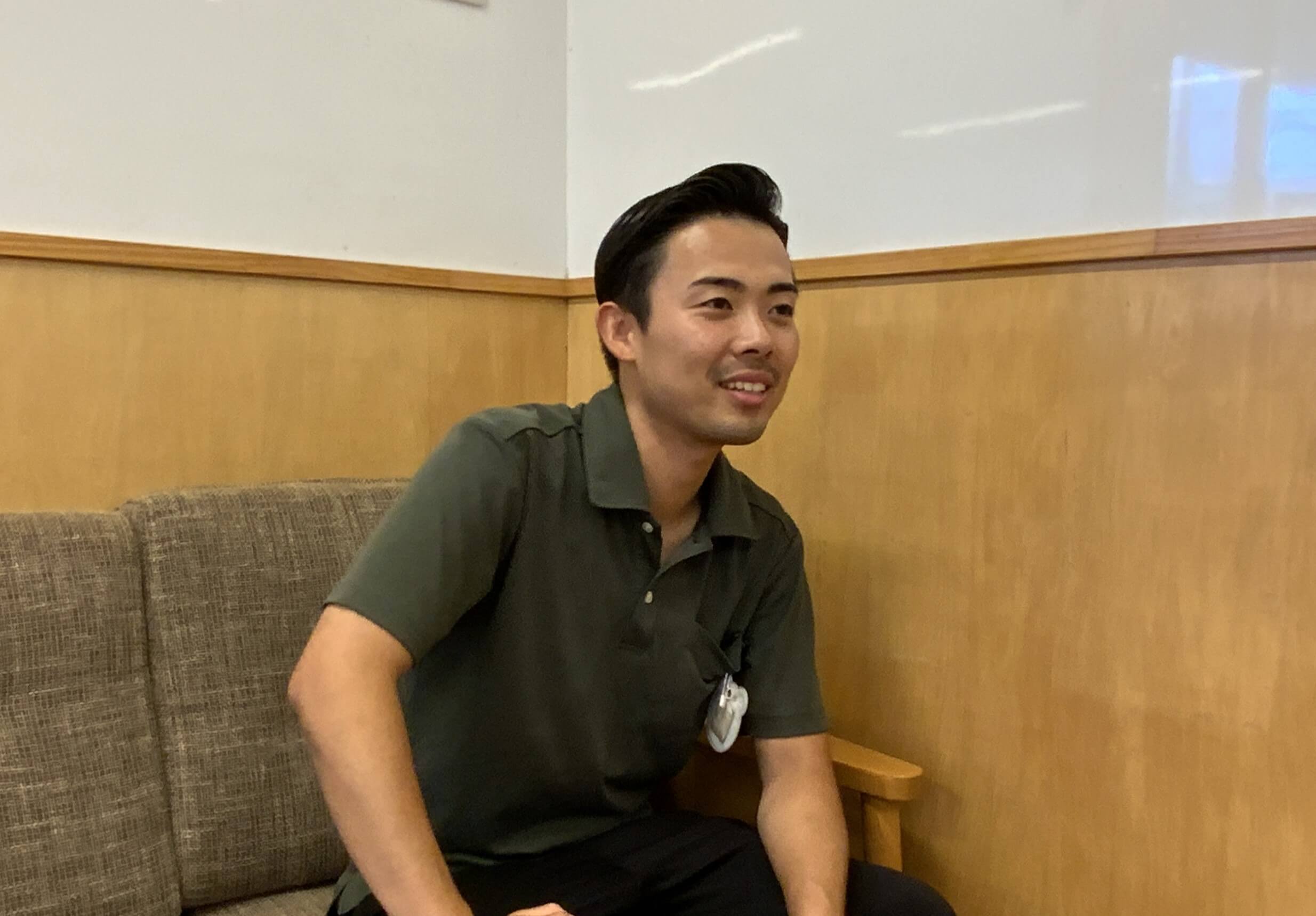 訓練のリーダーを務めた野澤さん