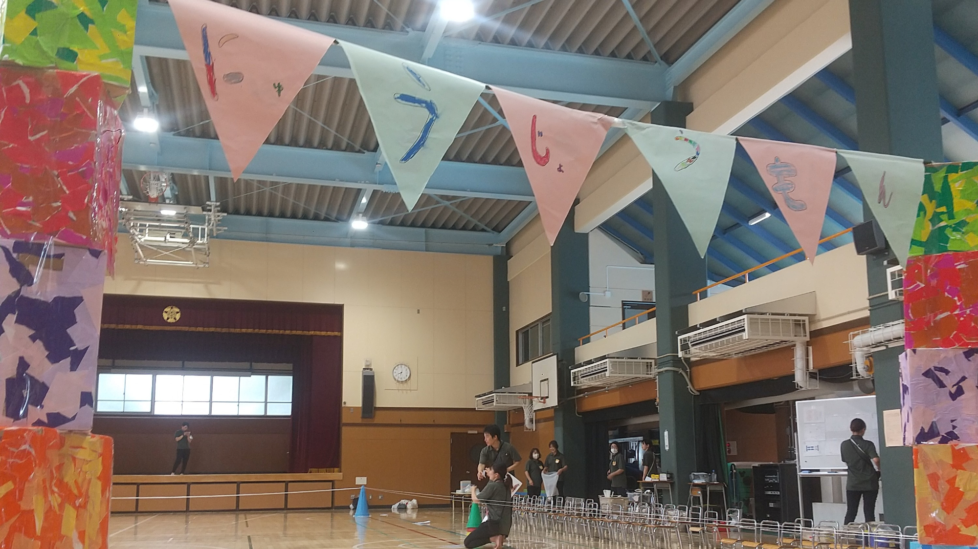 運動会の装飾