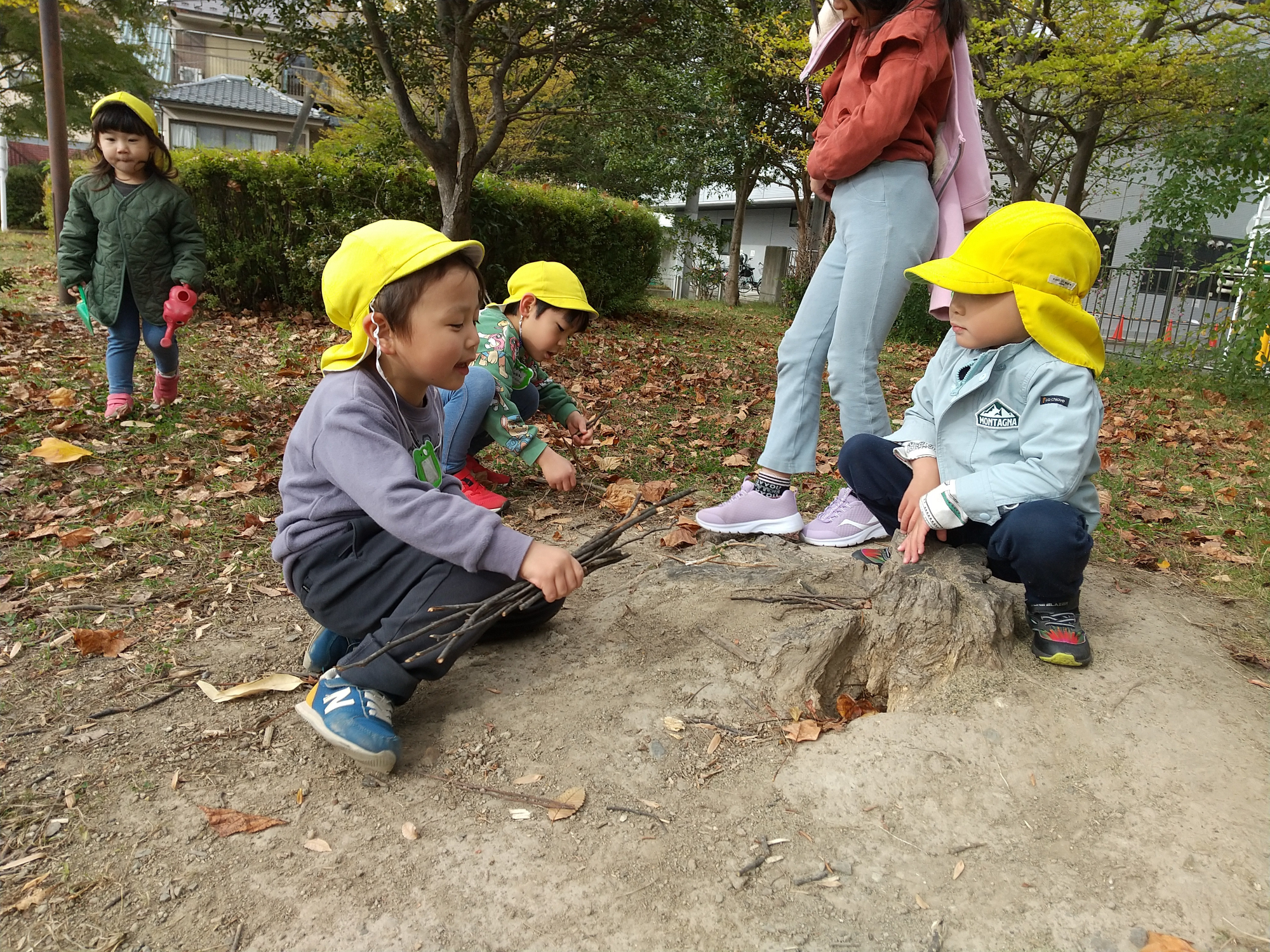 公園の子どもたち