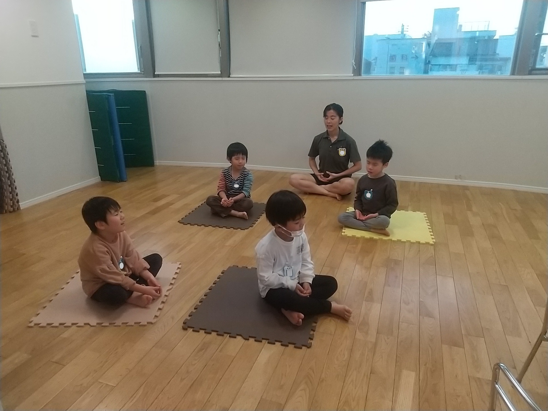 座禅の様子