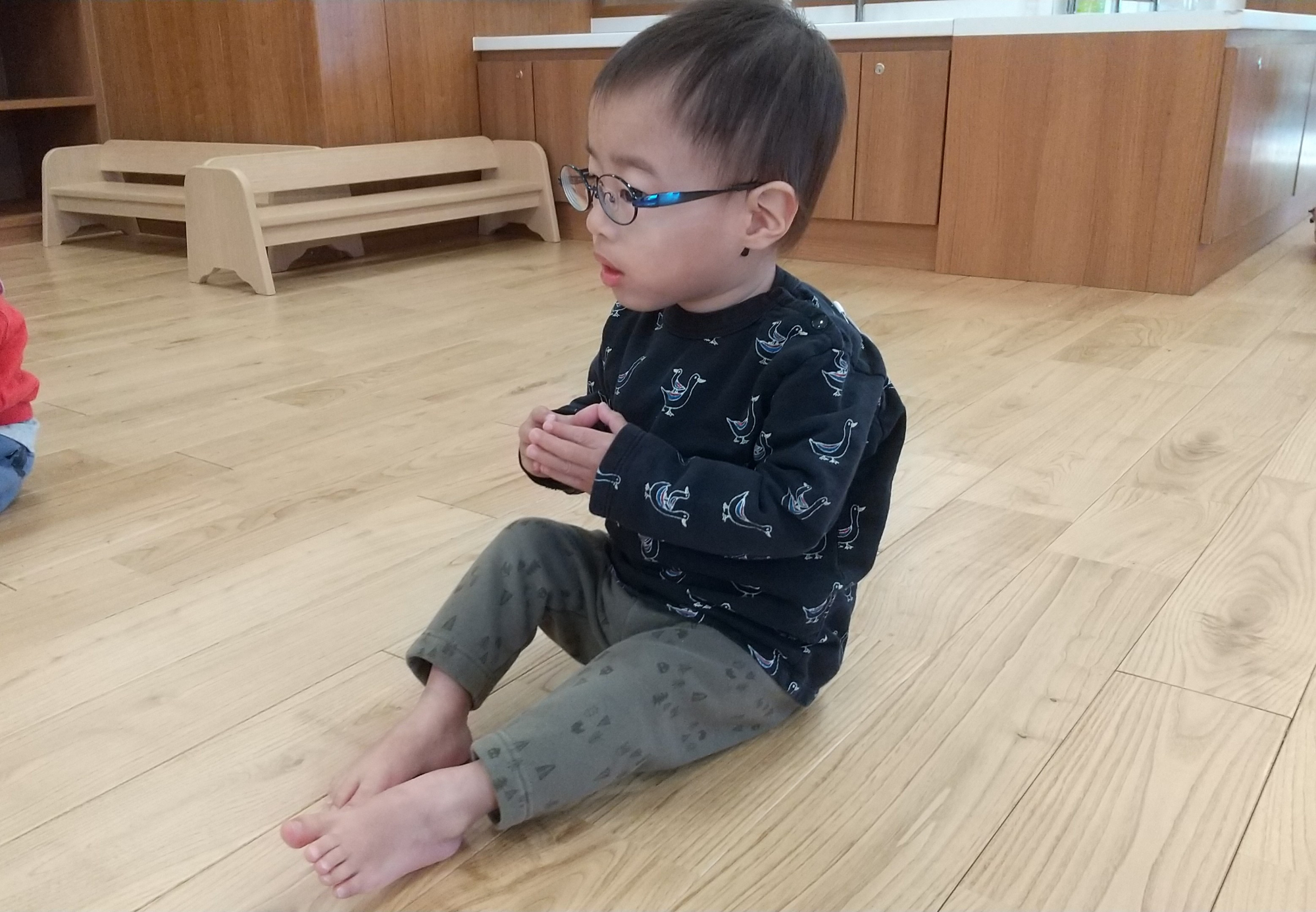 座禅の様子