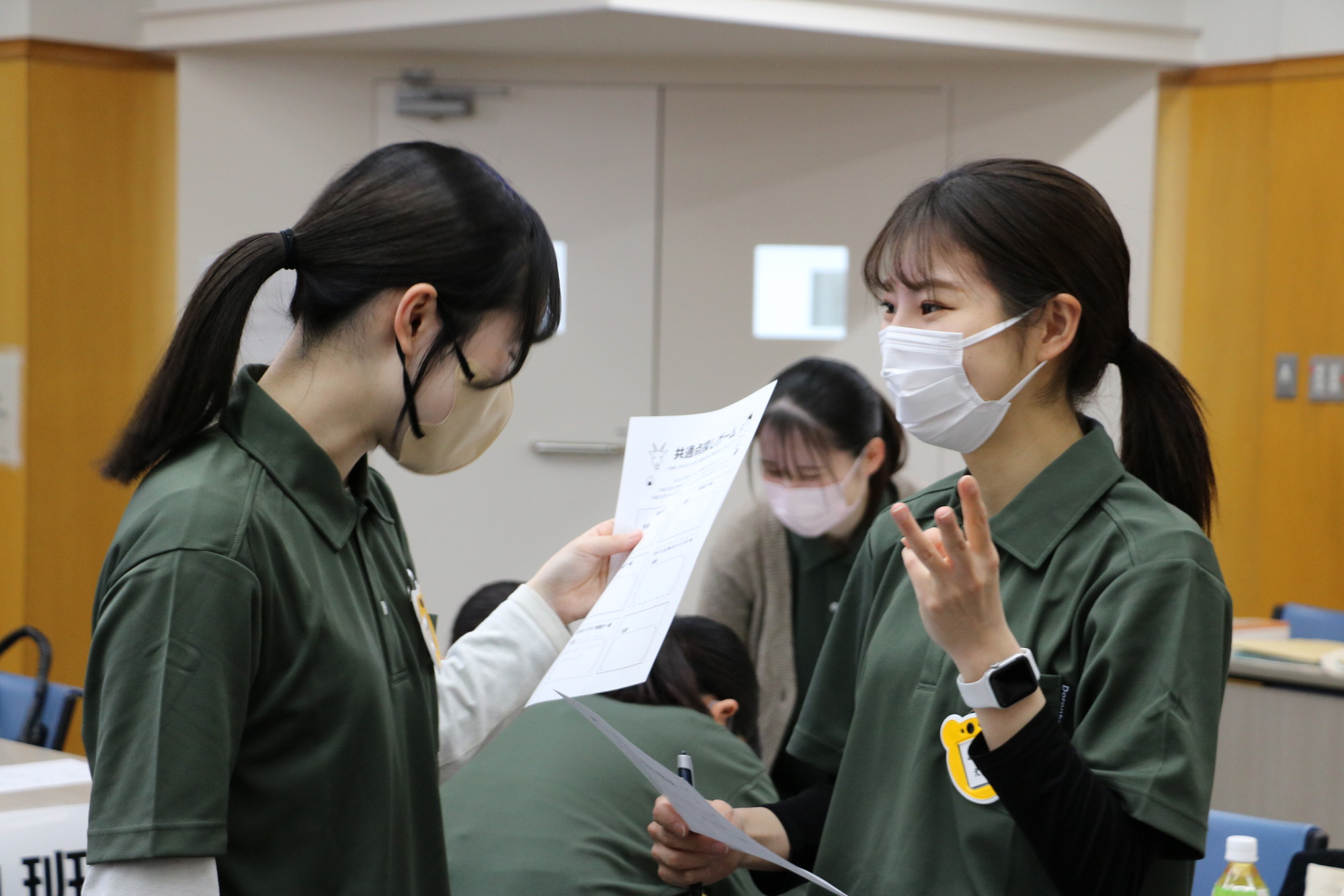 積極的にコミュニケーションをとっている内定者同士