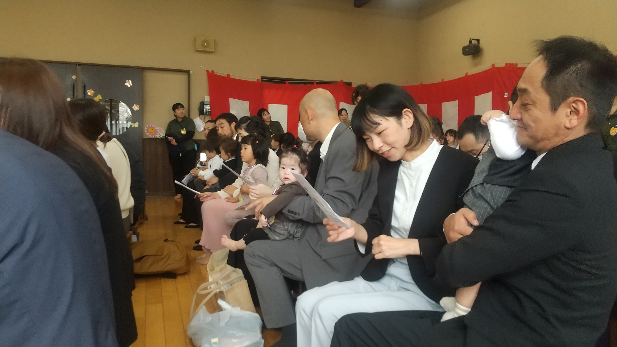 入園式の様子