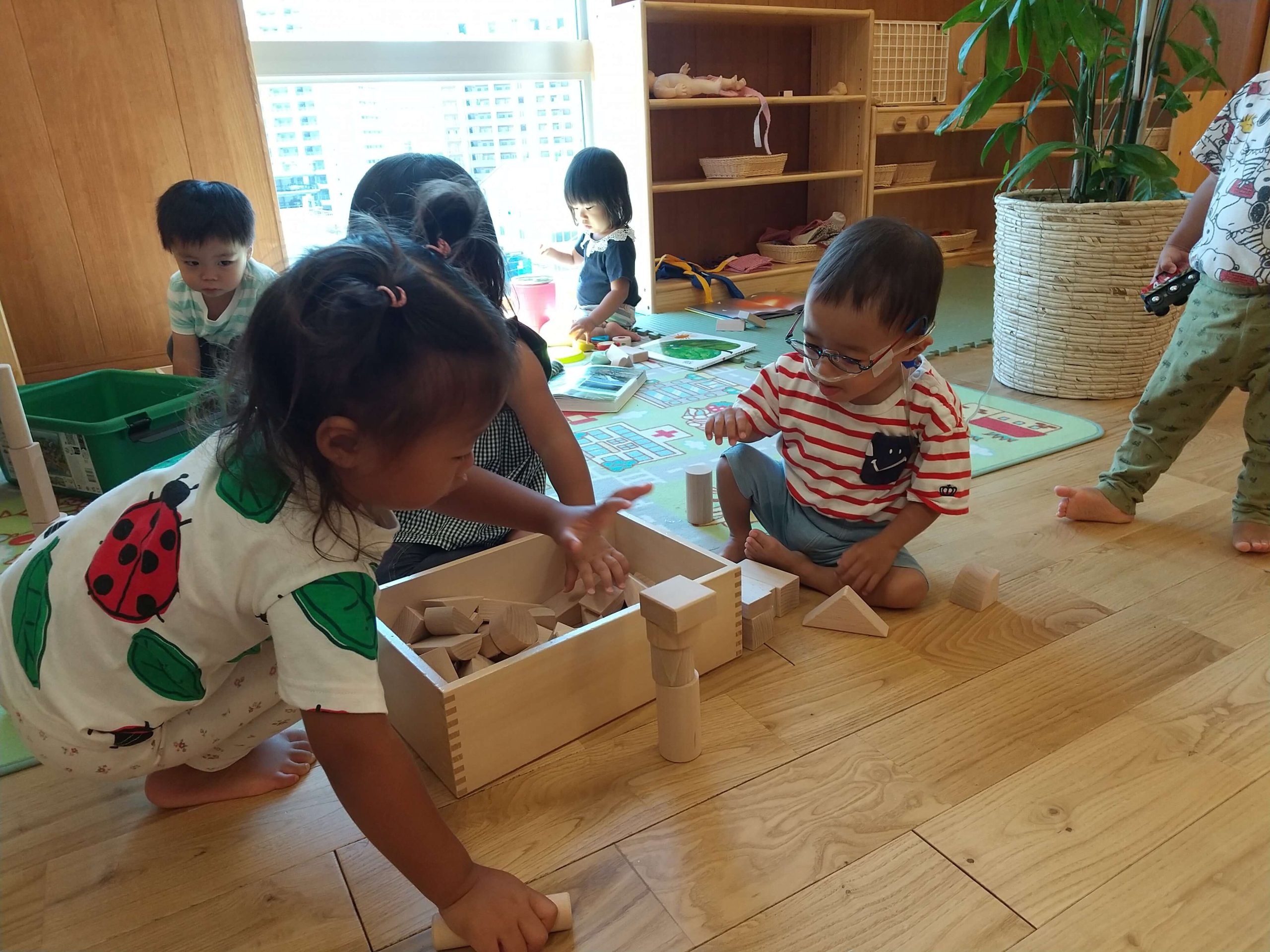 友達と共に遊ぶ