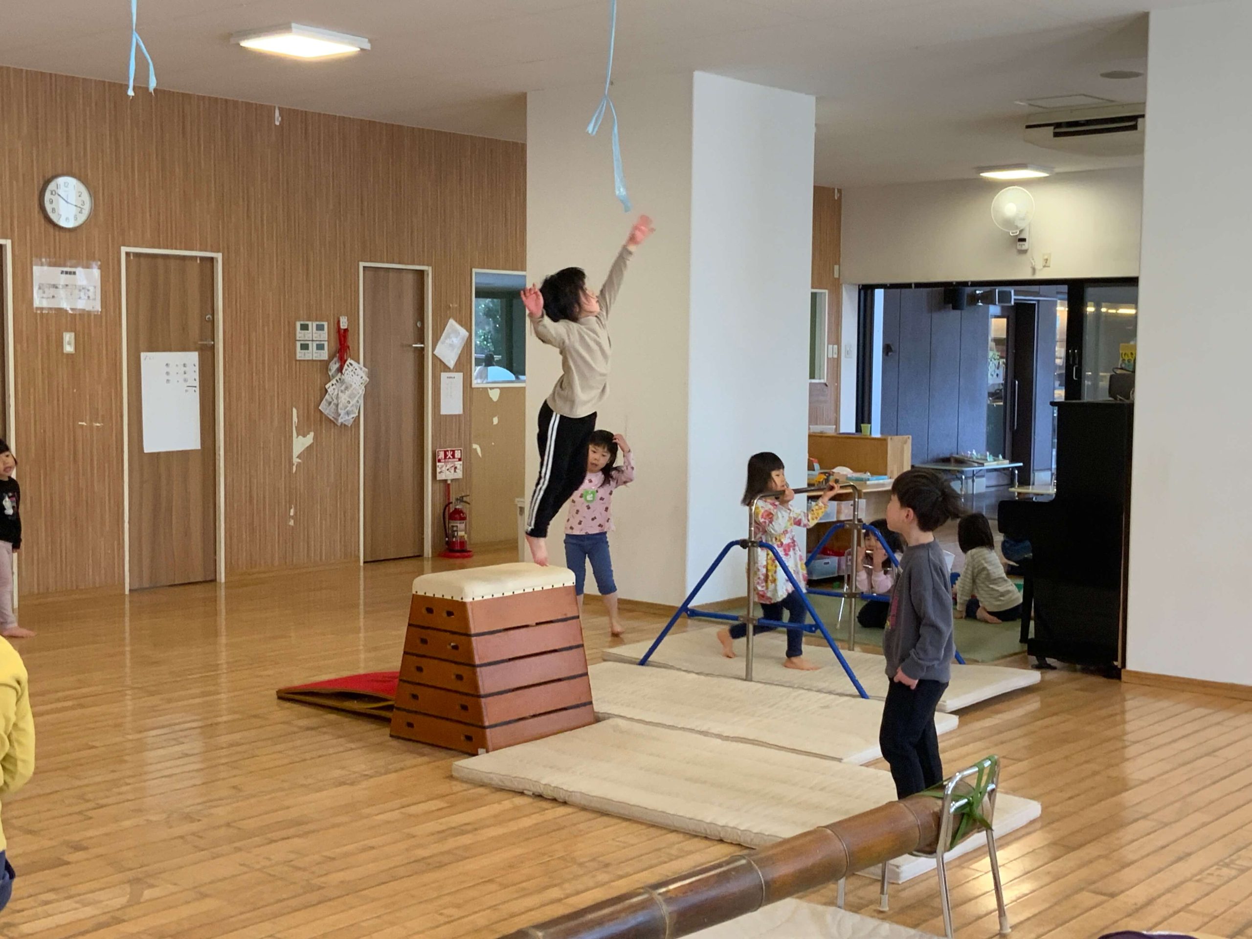 自分が飛び降りられる高さも習得していく