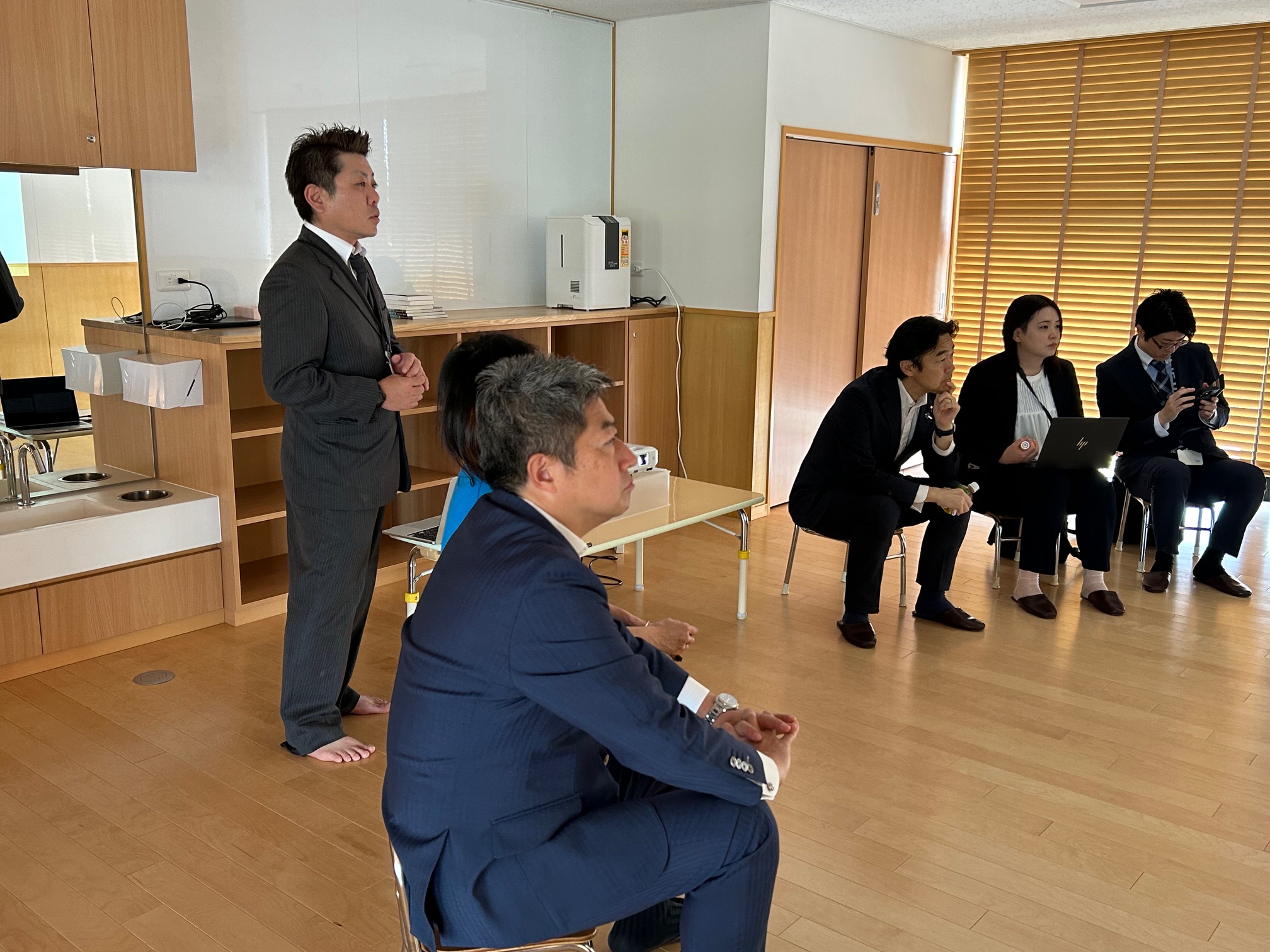 保育DXについてIT企画部長より説明