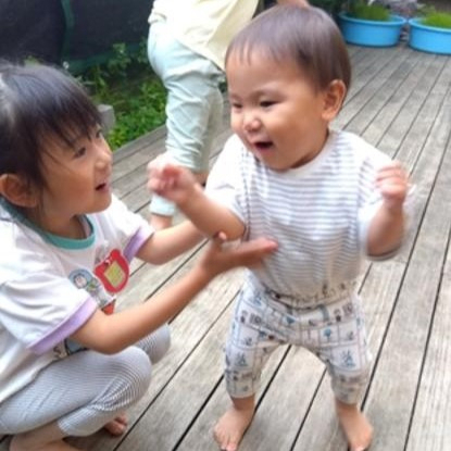 笑顔の子どもたち