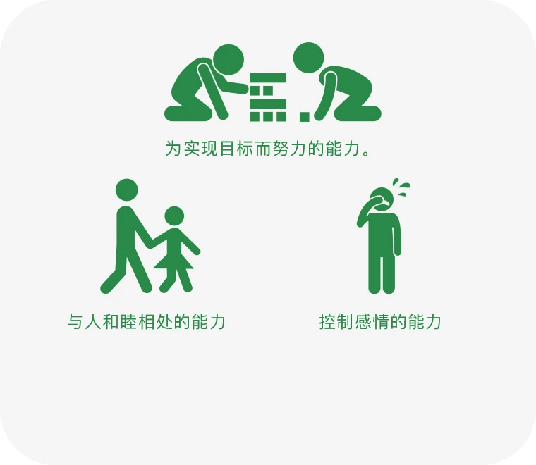 非认知能力示意图：无法用数值衡量的能力