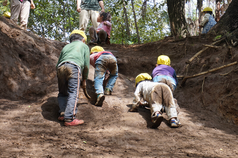ターザンロープでブーンとひとっ飛び