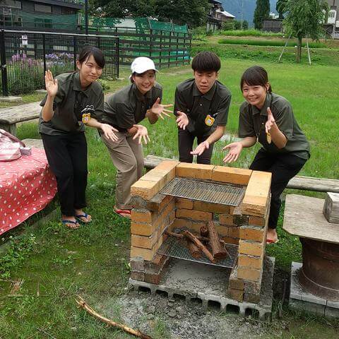 立派なかまどがついに完成!