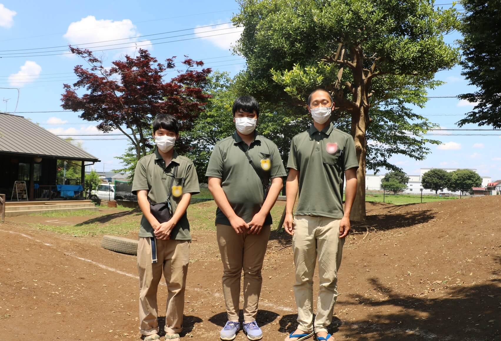 石塚さん、水智さん、宮園施設長