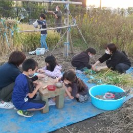 子ども発達支援センターつむぎ 浦和美園「ついに完成！つむぎ米を収穫」