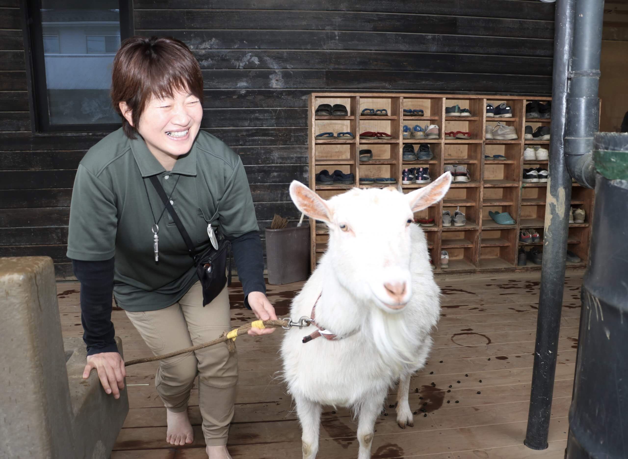 野﨑さんとナナはまるで母子のよう