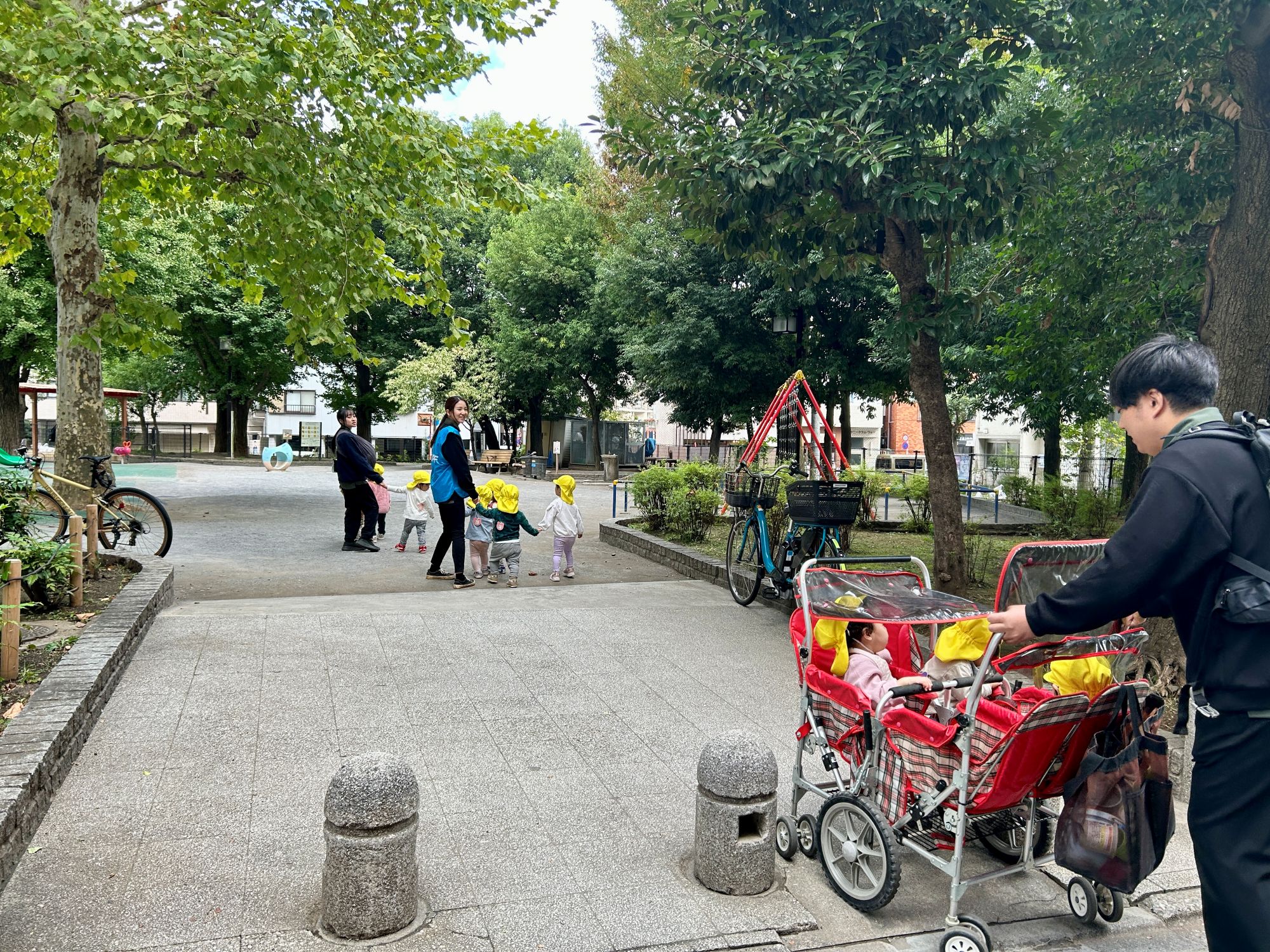公園に到着した時の様子