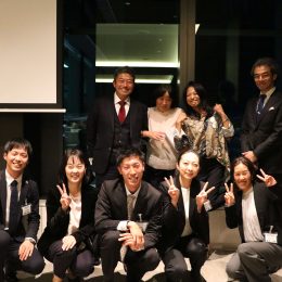 永年勤続表彰パーティーにて