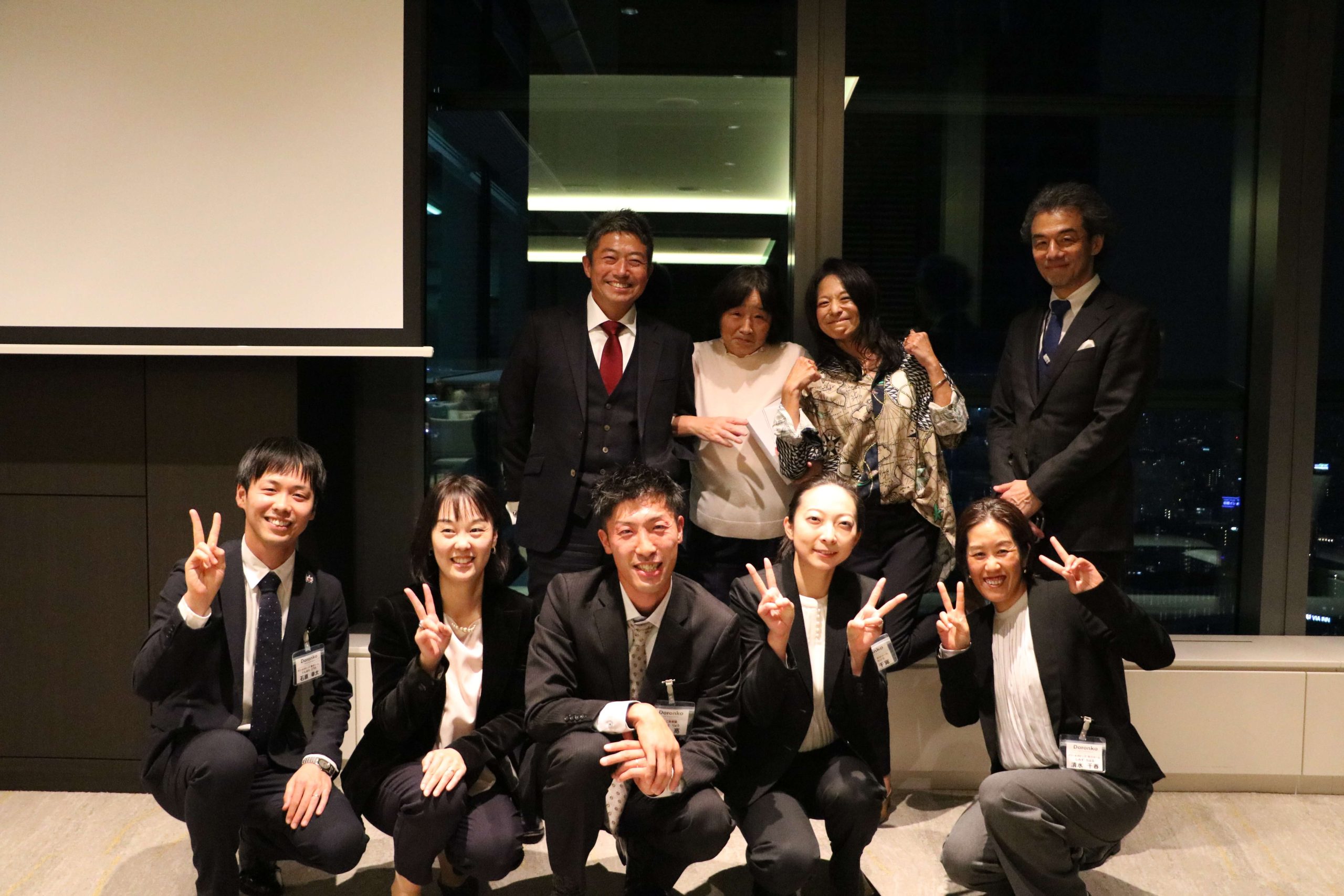 永年勤続表彰パーティーにて