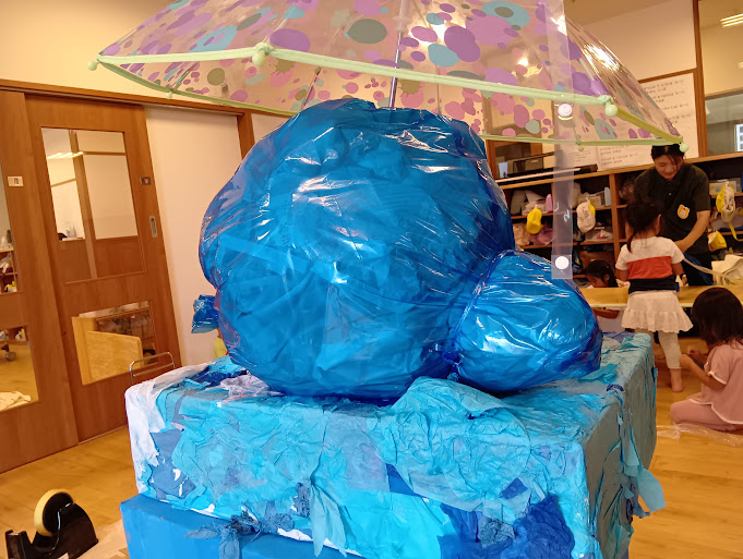 海の生き物の制作物