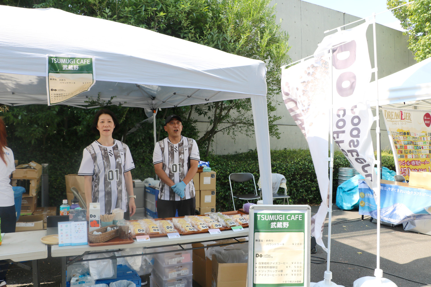 TSUMUGI CAFE 武蔵野の出店ブース