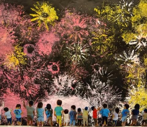 まとめ上げられた子どもたちの作品