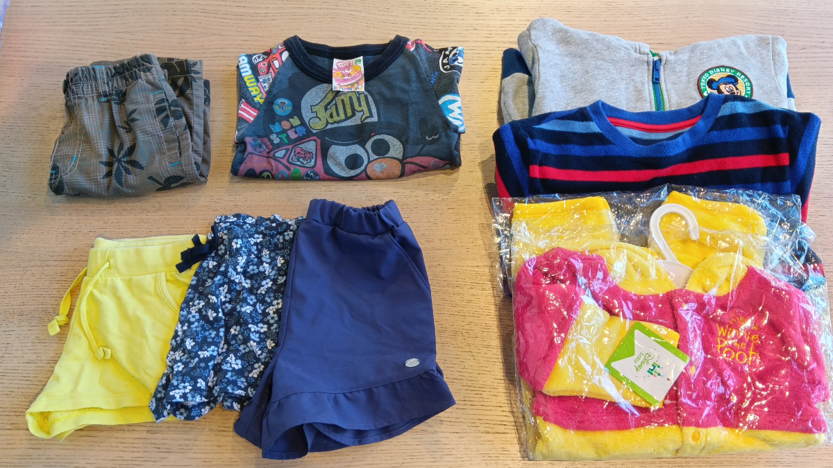 勝手籠に入っていた衣服