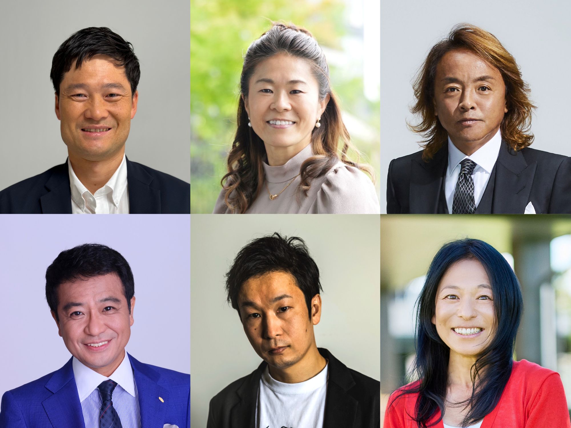 登壇者6名の顔写真