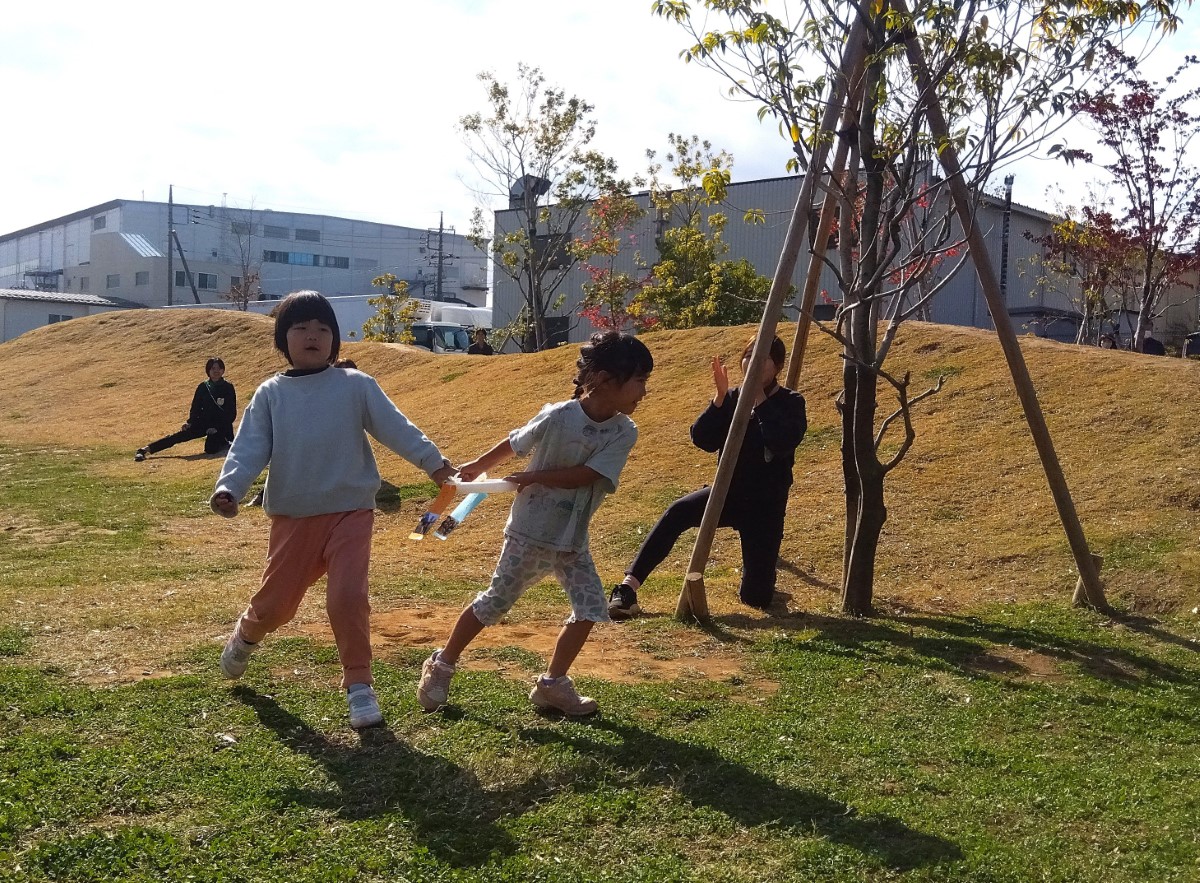 競技を楽しむ子どもたち