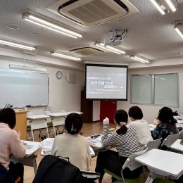 松長施設長の講義の様子