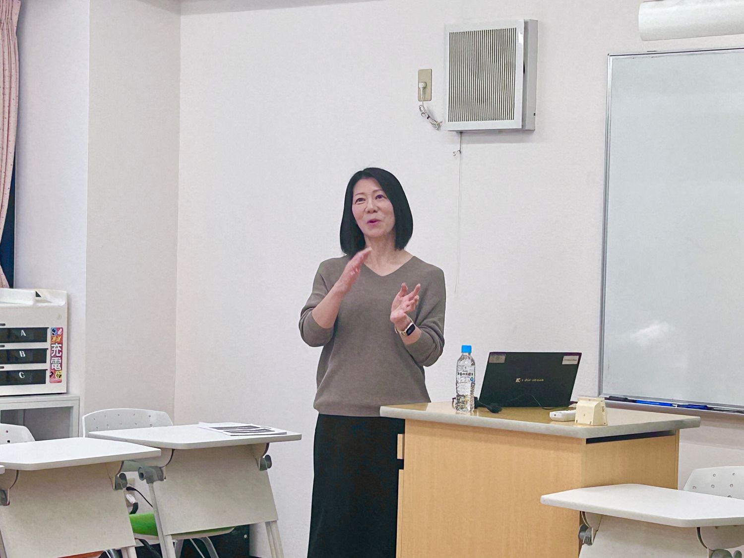 登壇した松永施設長