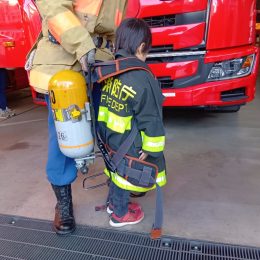 発達支援つむぎ 府中「消防署見学」