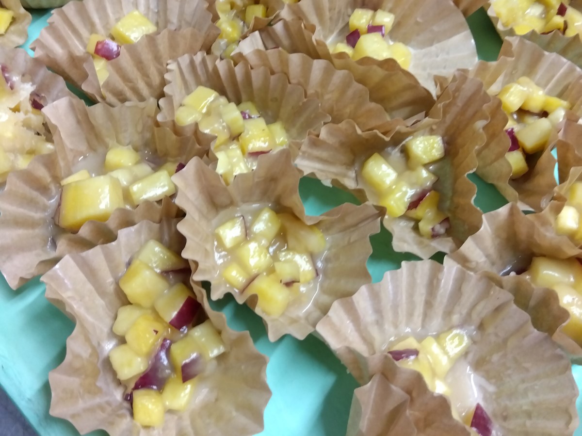 焼く前の鬼まんじゅう