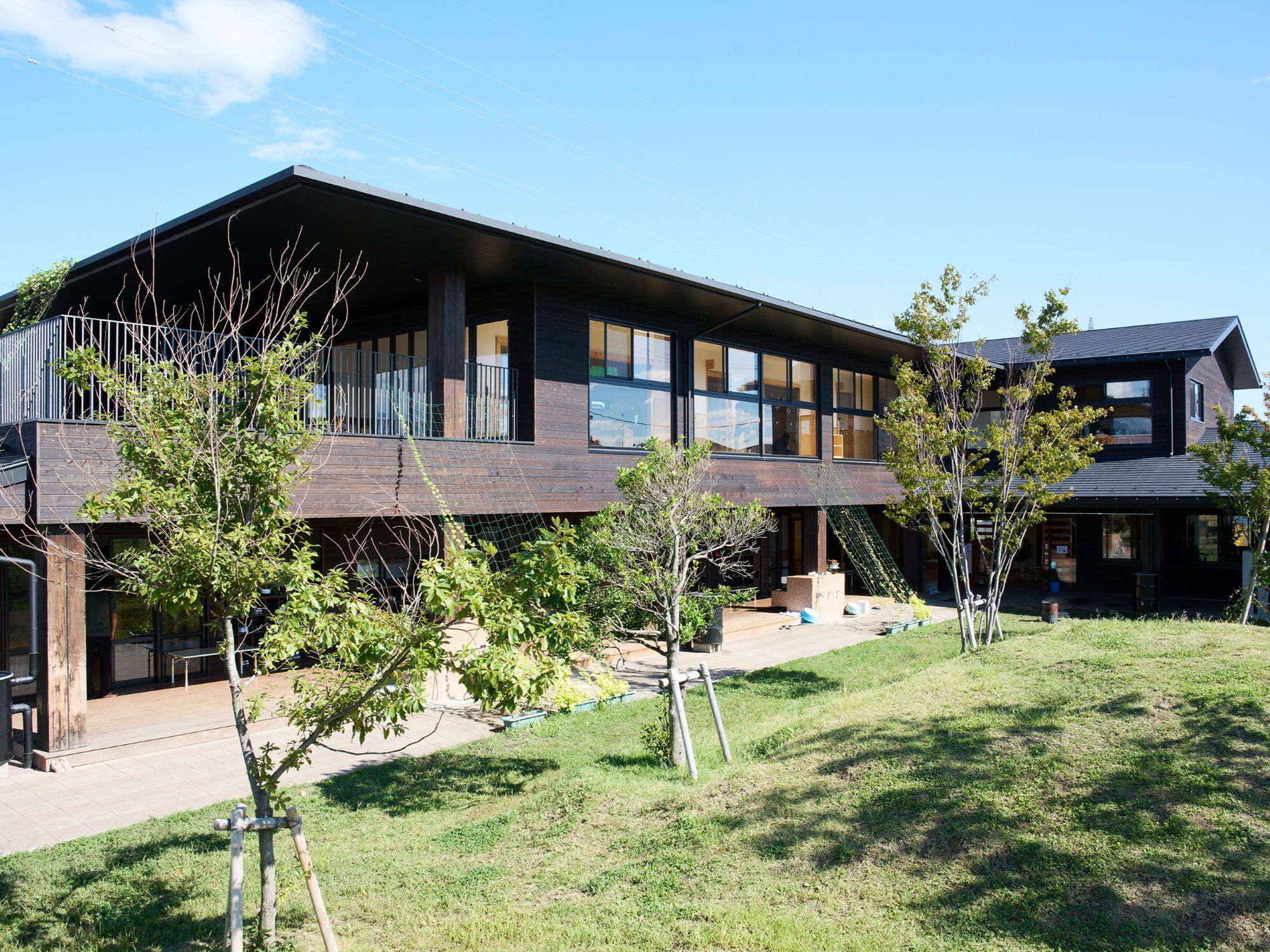 八山田どろんこ保育園外観