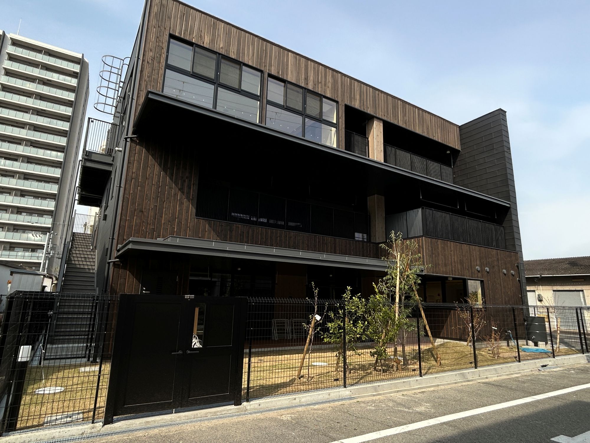 東住吉どろんこ保育園の外観