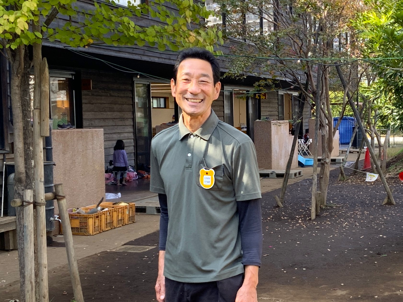 高沢保育士の正面カット