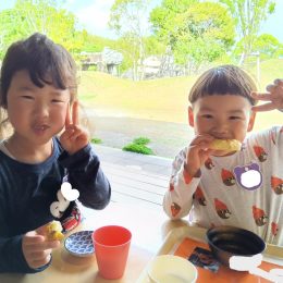 発達支援つむぎ 百目木「ラディッシュツナパン作り」