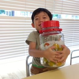 発達支援つむぎ 北朝霞「梅ジュース作り」